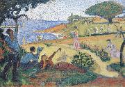 Paul Signac sketch for USA oil painting artist